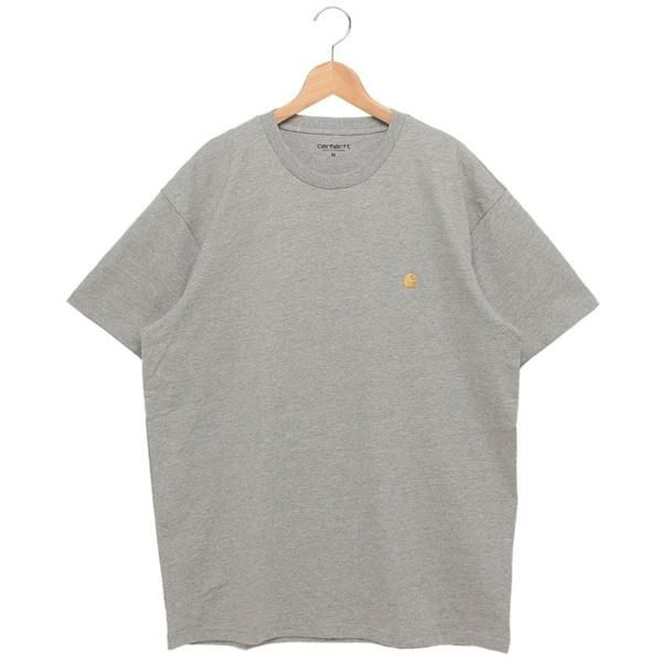 カーハート Tシャツ カットソー ショートスリーブチェイスTシャツ グレー メンズ Carhartt WIP I026391 00M 2025春夏新作 L カーハート Tシャツ カットソー ショートスリーブチェイスTシャツ グレー メンズ Carhartt WIP I026391 00M 2025春夏新作 L