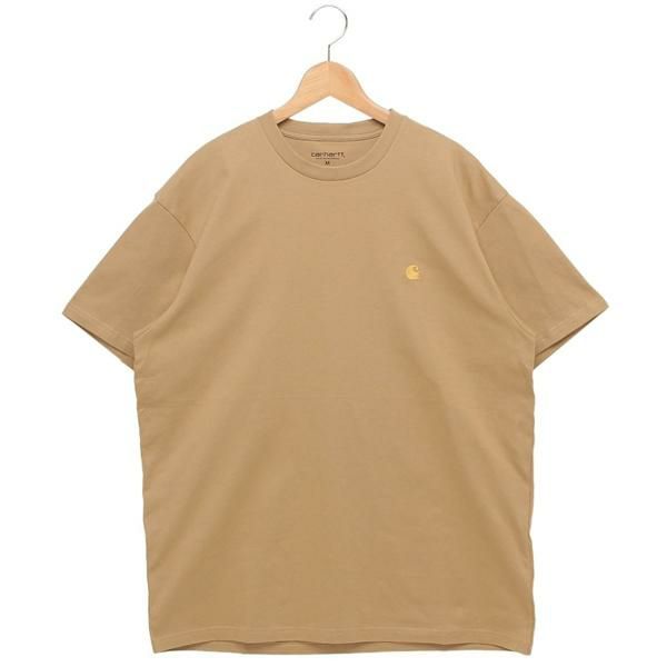 カーハート Tシャツ カットソー ショートスリーブチェイスTシャツ ブラウン メンズ Carhartt WIP I026391 2N1 2025春夏新作 XS カーハート Tシャツ カットソー ショートスリーブチェイスTシャツ ブラウン メンズ Carhartt WIP I026391 2N1 2025春夏新作 XS