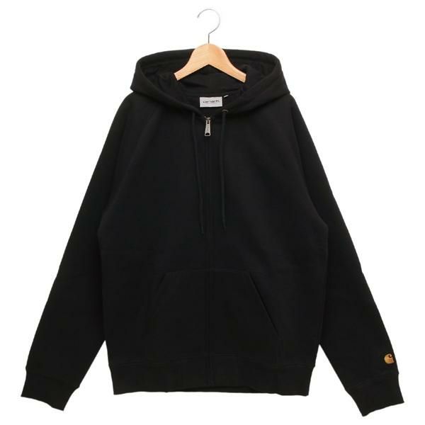 カーハート パーカー フーディー ジップアップフーデッドパーカー ブラック メンズ Carhartt WIP I033664 00F 2025春夏新作 XS カーハート パーカー フーディー ジップアップフーデッドパーカー ブラック メンズ Carhartt WIP I033664 00F 2025春夏新作 XS