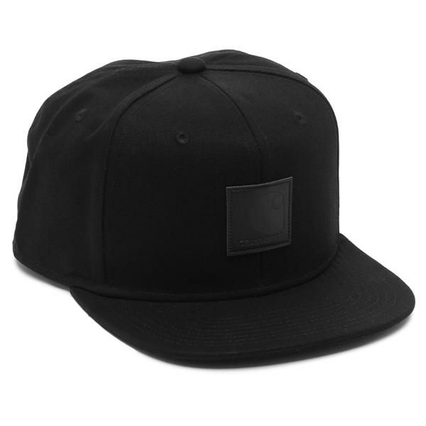 カーハート 帽子 ロゴキャップ スナップバック ブラック メンズ レディース ユニセックス Carhartt WIP I023099 089 カーハート 帽子 ロゴキャップ スナップバック ブラック メンズ レディース ユニセックス Carhartt WIP I023099 089
