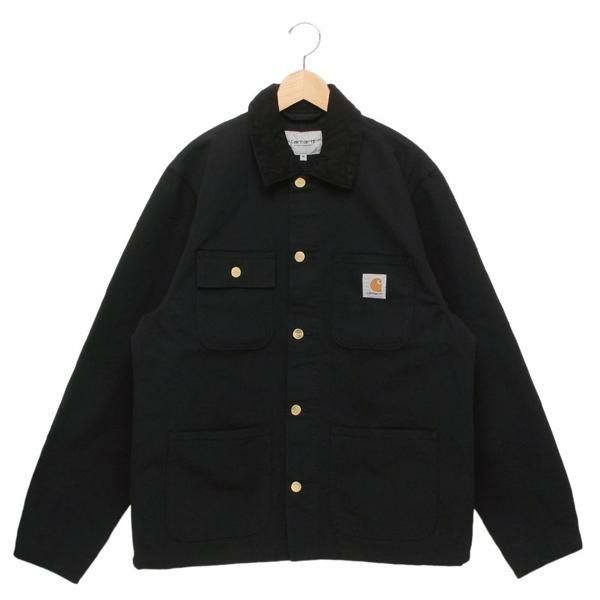 カーハート ジャケット ミシガンコート ブラック メンズ Carhartt WIP I031519 00E 2025春夏新作 XS カーハート ジャケット ミシガンコート ブラック メンズ Carhartt WIP I031519 00E 2025春夏新作 XS
