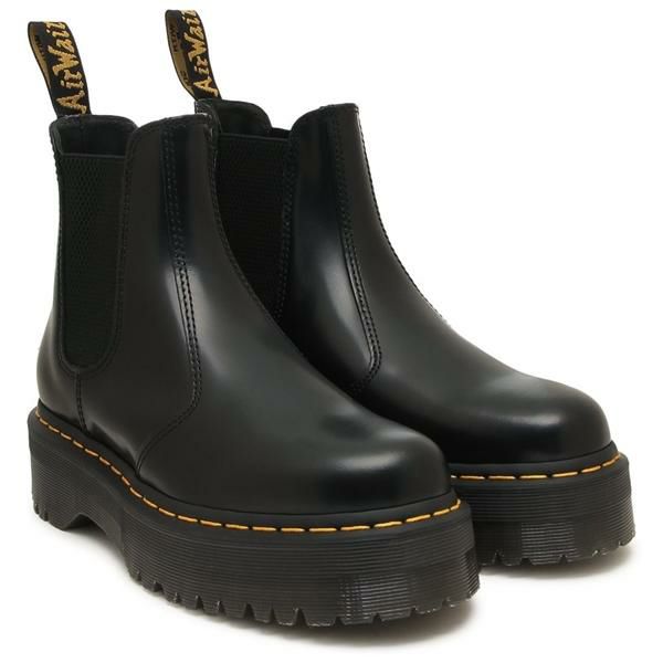 ドクターマーチン ブーツ 2976 クアッド チェルシーブーツ 厚底 ブラック メンズ レディース Dr. Martens 24687001 POLSMOOTH BLK 4(約23.0 cm) ドクターマーチン ブーツ 2976 クアッド チェルシーブーツ 厚底 ブラック メンズ レディース Dr. Martens 24687001 POLSMOOTH BLK 4(約23.0 cm)