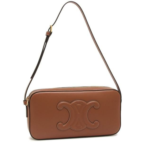 セリーヌ ショルダーバッグ ハンドバッグ カメラバッグ トリオンフ ブラウン レディース CELINE 199183DU3 04LU セリーヌ ショルダーバッグ ハンドバッグ カメラバッグ トリオンフ ブラウン レディース CELINE 199183DU3 04LU