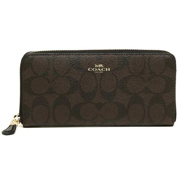 コーチ 財布 COACH F59267 IMAA8 レディース 長財布 ブラウン/ブラック 茶色 詳細画像