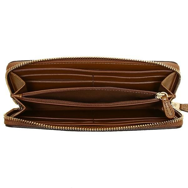 コーチ 財布 COACH F59267 IMBDX レディース 長財布 カーキ/サドル 詳細画像