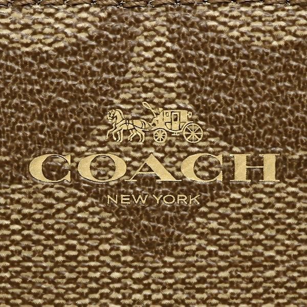 コーチ 財布 COACH F59267 IMBDX レディース 長財布 カーキ/サドル 詳細画像