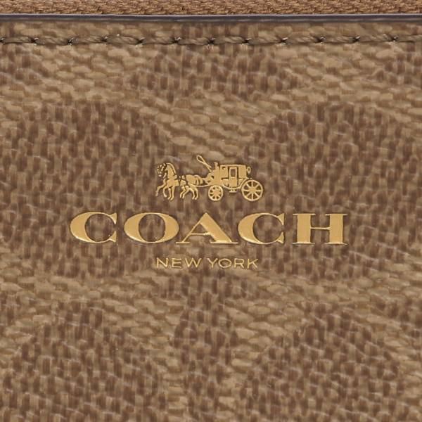 コーチ 財布 COACH F59267 IMBDX レディース 長財布 カーキ/サドル 詳細画像