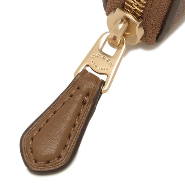 コーチ 財布 COACH F59267 IMBDX レディース 長財布 カーキ/サドル 詳細画像