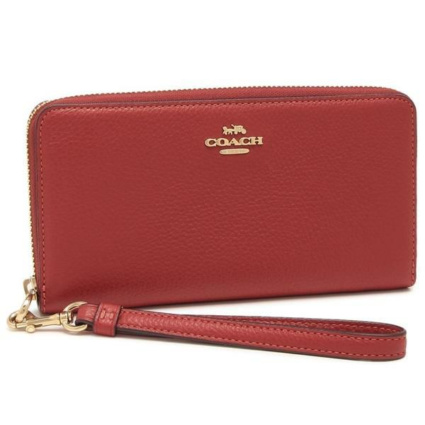 コーチ 長財布 ロング ジップ アラウンド ウォレット レディース COACH C4451 IMUP7 2025春夏新作 レッド コーチ 長財布 ロング ジップ アラウンド ウォレット レディース COACH C4451 IMUP7 2025春夏新作 レッド