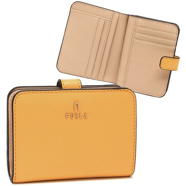 フルラ 二つ折り財布 カメリア ミニ財布 イエロー ベージュ レディース FURLA WP00315 ARE000 3592S 2025春夏新作 フルラ 二つ折り財布 カメリア ミニ財布 イエロー ベージュ レディース FURLA WP00315 ARE000 3592S 2025春夏新作
