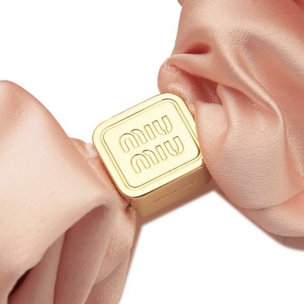 miumiu サテン　シュシュ 直営店買付】MiuMiu ミュウミュウ サテン シュシュ (MiuMiu/ヘア
