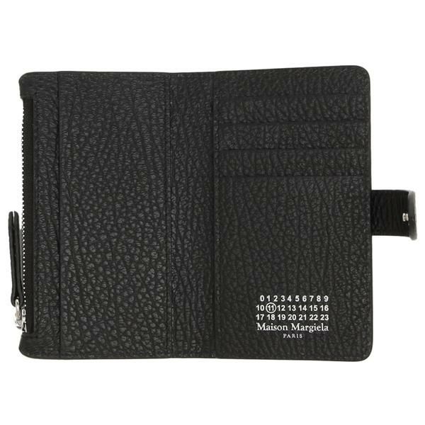 メゾンマルジェラ カードケース 4ステッチ コインケース ブラック  