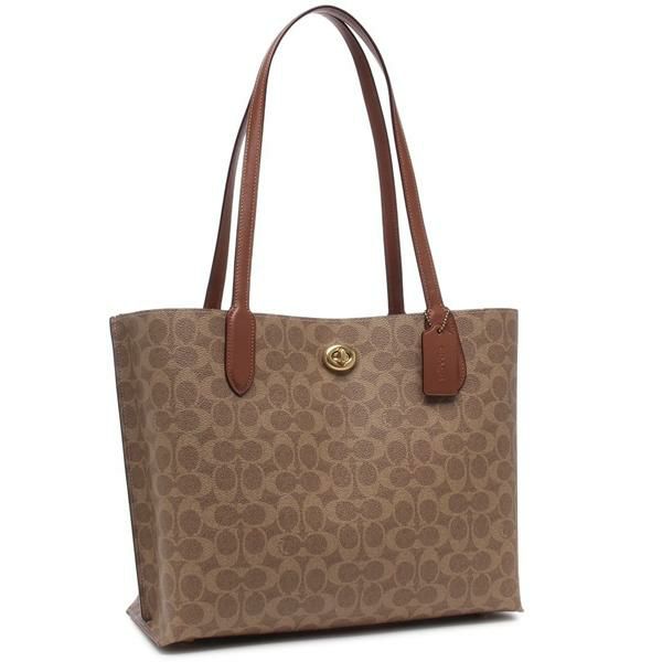 コーチ トートバッグ ウィロウ トート シグネチャー キャンバス A4サイズ対応 ブラウン レディース COACH C0693 A4対応 2025春夏新作 マルチカラー コーチ トートバッグ ウィロウ トート シグネチャー キャンバス A4サイズ対応 ブラウン レディース COACH C0693 A4対応 2025春夏新作 マルチカラー