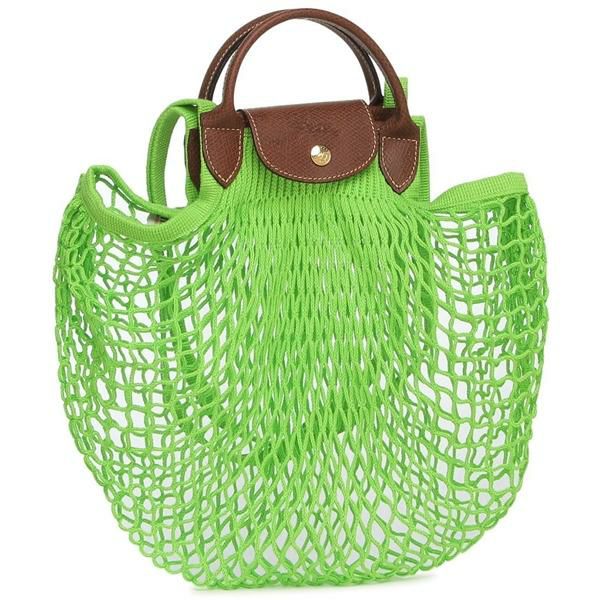 ロンシャン ショルダーバッグ プリアージュ フィレ Lサイズ メッシュ  