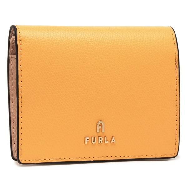 フルラ 二つ折り財布 カメリア イエロー ピンク レディース FURLA WP00304 ARE000 3592S 2025春夏新作 フルラ 二つ折り財布 カメリア イエロー ピンク レディース FURLA WP00304 ARE000 3592S 2025春夏新作