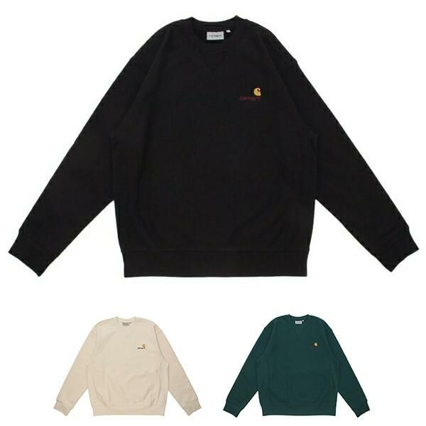 カーハート スウェット アメリカンスクリプトスウェットシャツ メンズ Carhartt WIP I02545 XS カーハート スウェット アメリカンスクリプトスウェットシャツ メンズ Carhartt WIP I02545 XS