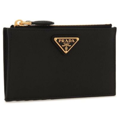 プラダ 三つ折り財布 ブラック レディース PRADA 1MH042 QHH プラダ 三つ折り財布 ブラック レディース PRADA 1MH042 QHH