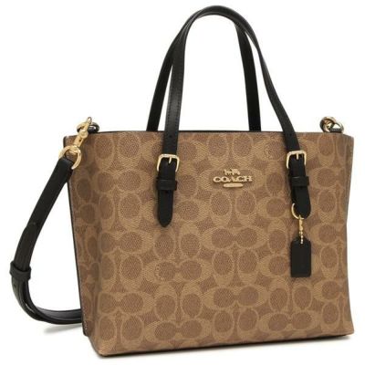 【激安通販 オンラインショップ】日用品 トートバッグ コーチ シグネチャー COACH レディース ブラウン バッグ
