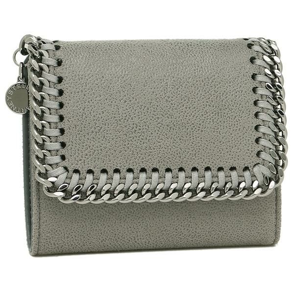 ステラマッカートニー 三つ折り財布 ファラベラ ミニ財布 グレー レディース STELLA McCARTNEY 431000 W9132 1220