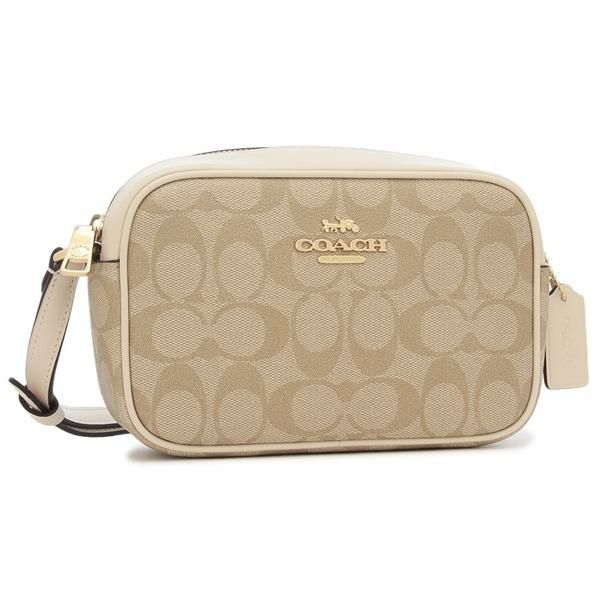 コーチ ショルダーバッグ ジェイミーシグネチャーPVCレザー ミニカメラバッグ ホワイト レディース COACH CQ874 IMDQC マルチカラー コーチ ショルダーバッグ ジェイミーシグネチャーPVCレザー ミニカメラバッグ ホワイト レディース COACH CQ874 IMDQC マルチカラー
