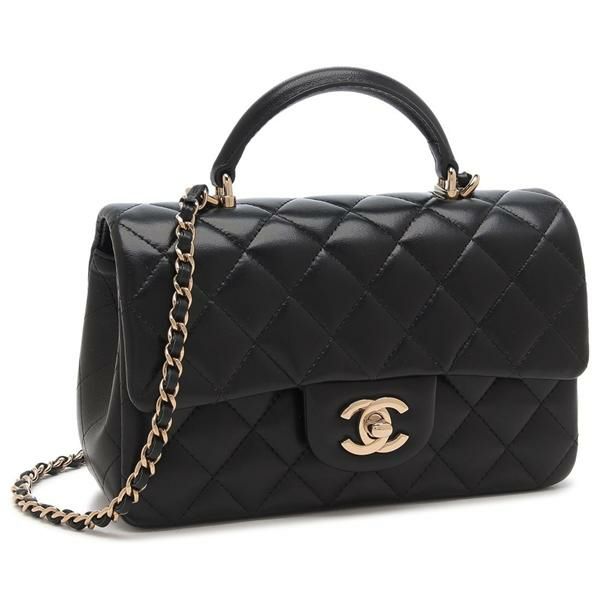 シャネル ショルダーバッグ ハンドバッグ マトラッセ CCロゴ ブラック レディース CHANEL AS2431 B06660 94305 シャネル ショルダーバッグ ハンドバッグ マトラッセ CCロゴ ブラック レディース CHANEL AS2431 B06660 94305