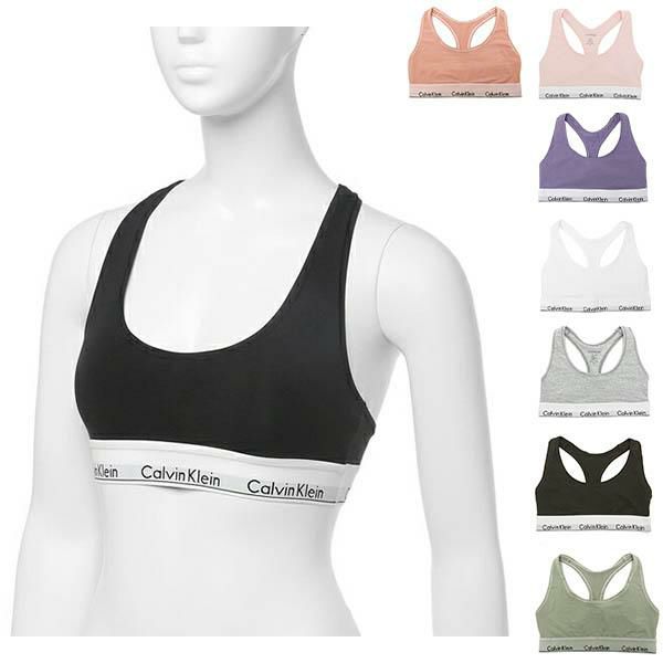 CALVIN KLEIN（カルバンクライン）のブラレットが入荷しました アンダーバストのベルト部分にロゴをあしらったスポーティーなデザイン。心地よくフィットする軽やかな着用感が魅力です。スポーツやリラ
