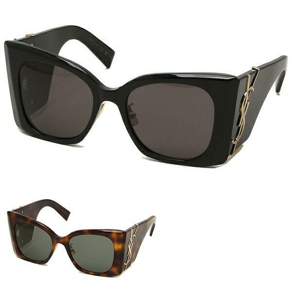 SAINT LAURENT PARIS（サンローランパリ）のサングラスが入荷しました 落ち着いたカラーに大きめのサイジングがインパクトを与えます。太幅のテンプルにあしらった立体的なメタルロゴで高級感を