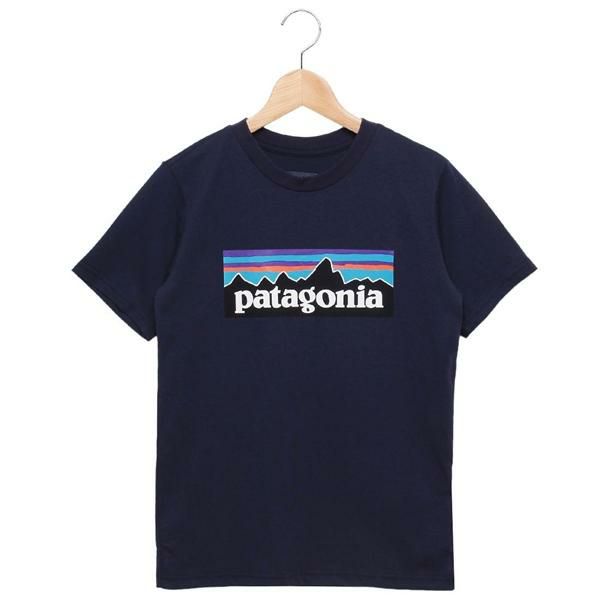 パタゴニア Tシャツ カットソー キッズ P-6ロゴ Tシャツ ネイビー PATAGONIA 62148 NENA 2025春夏新作 M(約140cm ) パタゴニア Tシャツ カットソー キッズ P-6ロゴ Tシャツ ネイビー PATAGONIA 62148 NENA 2025春夏新作 M(約140cm )