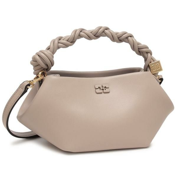 ガニー ハンドバッグ ショルダーバッグ ブーバッグミニ 2WAY ミニバッグ ベージュ レディース GANNI A5842 873 2025春夏新作 ガニー ハンドバッグ ショルダーバッグ ブーバッグミニ 2WAY ミニバッグ ベージュ レディース GANNI A5842 873 2025春夏新作