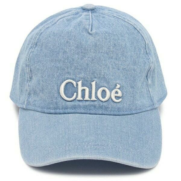 クロエ 帽子 ベースボールキャップ ロゴ刺繍 ガールズ CHLOE