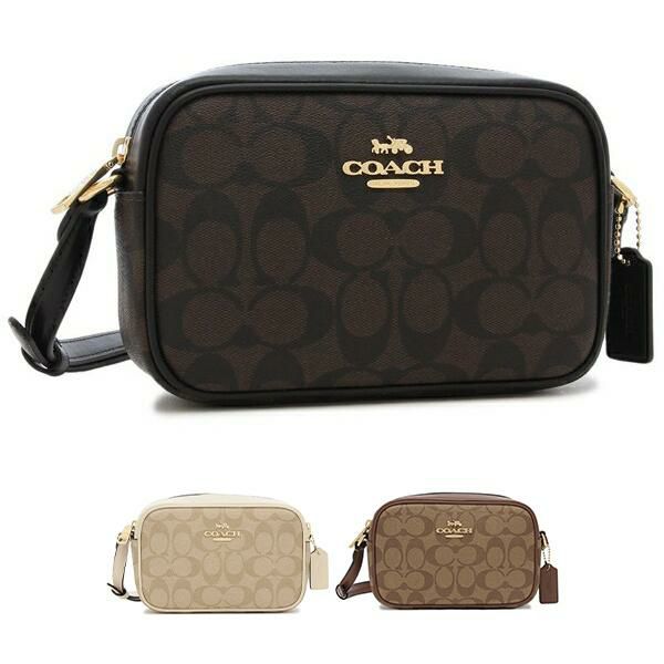 コーチ ショルダーバッグ ジェイミーシグネチャーPVCレザー ミニカメラバッグ レディース COACH CQ874 - (2)ホワイト(IMDQC) コーチ ショルダーバッグ ジェイミーシグネチャーPVCレザー ミニカメラバッグ レディース COACH CQ874 - (2)ホワイト(IMDQC)