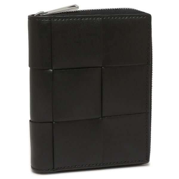 ボッテガヴェネタ 二つ折り財布 ブラック メンズ BOTTEGA VENETA 649596 VBWD2 8803 ボッテガヴェネタ 二つ折り財布 ブラック メンズ BOTTEGA VENETA 649596 VBWD2 8803