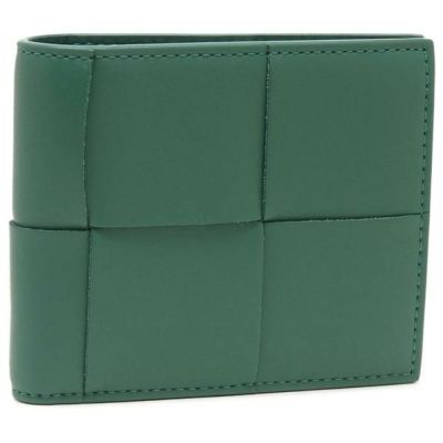 ボッテガヴェネタ 二つ折り財布 グリーン メンズ BOTTEGA VENETA