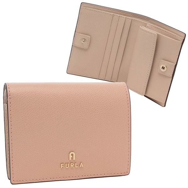 フルラ 二つ折り財布 カメリア ピンク ベージュ レディース FURLA WP00304 ARE000 3790S 2025春夏新作 フルラ 二つ折り財布 カメリア ピンク ベージュ レディース FURLA WP00304 ARE000 3790S 2025春夏新作