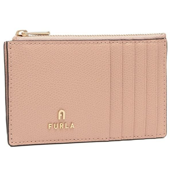 FURLA ベージュ レザー 名刺入れ 収納袋付き ベージュ - レディース レザー製 名刺入れ＆カードケース