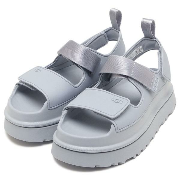 UGG アグ EVA サンダル ゴールデングロー プラットフォーム ブルー グレー レディース 1152685 SFOA 2025春夏新作 6(約23cm) UGG アグ EVA サンダル ゴールデングロー プラットフォーム ブルー グレー レディース 1152685 SFOA 2025春夏新作 6(約23cm)