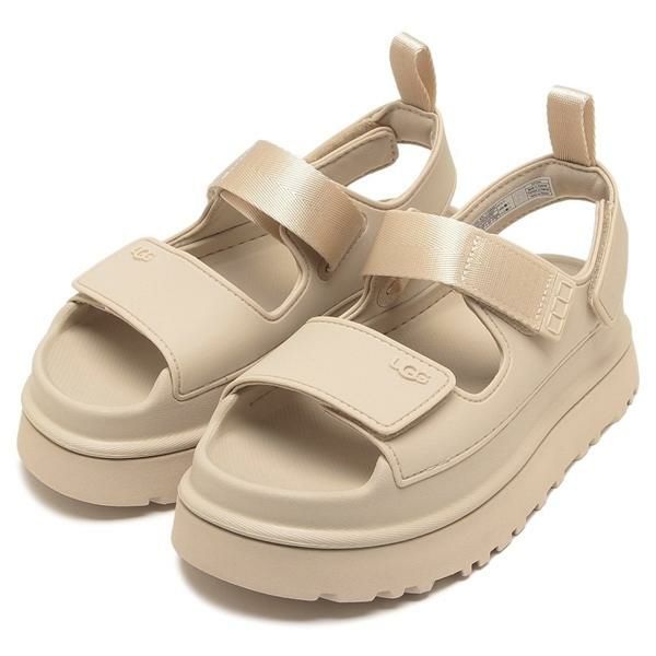 UGG アグ EVA サンダル ゴールデングロー プラットフォーム ベージュ レディース 1152685 SSAL 2025春夏新作 7(約24cm) UGG アグ EVA サンダル ゴールデングロー プラットフォーム ベージュ レディース 1152685 SSAL 2025春夏新作 7(約24cm)