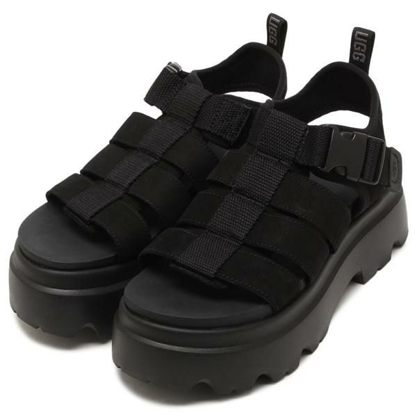 UGG アグ 厚底 サンダル コウラ プラットフォーム ブラック レディース 1152698 BLK 2025春夏新作 8(約25cm) UGG アグ 厚底 サンダル コウラ プラットフォーム ブラック レディース 1152698 BLK 2025春夏新作 8(約25cm)