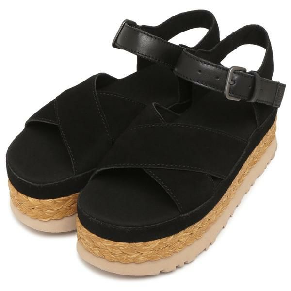 UGG アグ 厚底 サンダル オーブレイ アンクル ストラップ プラットフォーム ブラック レディース 1167471 BLK 2025春夏新作 5(約22cm) UGG アグ 厚底 サンダル オーブレイ アンクル ストラップ プラットフォーム ブラック レディース 1167471 BLK 2025春夏新作 5(約22cm)