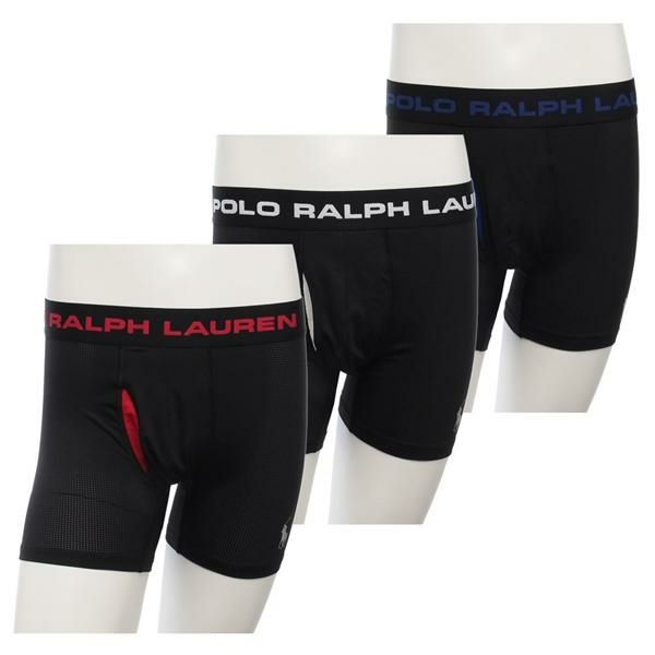 RALPH LAUREN（ポロラルフローレン）のインナーが入荷しました ブランドらしさをたっぷり詰め込んだインナーを3枚セットでお届け。ウエストに施されたロゴ、裾に縫い付けられたポニーマークがアイコニ