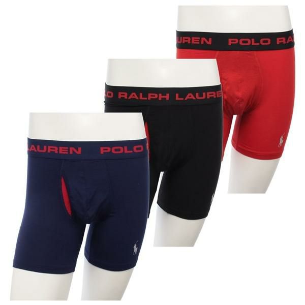 RALPH LAUREN（ポロラルフローレン）のインナーが入荷しました 配色のカラーリングが目を惹くインナーを3枚セットでお届けします。大きく施されたロゴや裾のポニーマークなど、しっかりとブランドのこ