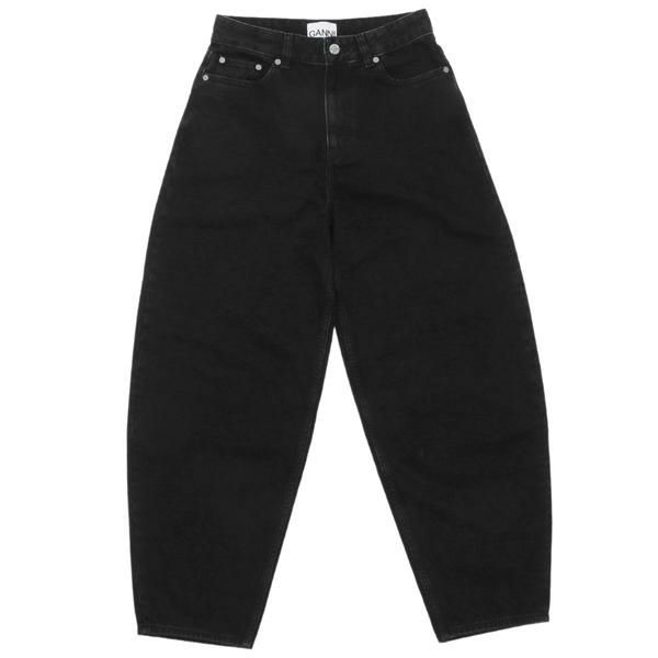 ガニー パンツ デニム ブラック レディース GANNI J1642 006 2025春夏新作 ガニー パンツ デニム ブラック レディース GANNI J1642 006 2025春夏新作