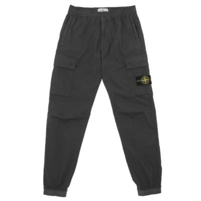 ストーンアイランド パンツ ブラック メンズ STONE ISLAND 8115337F6