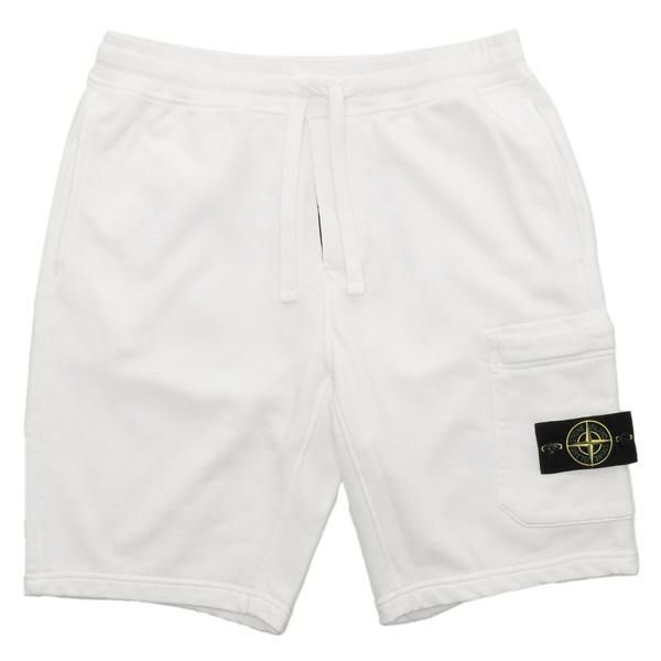 ストーンアイランド パンツ ショートパンツ ホワイト メンズ STONE ISLAND K1S15 6200012 S0051 V0001 2025春夏新作 ストーンアイランド パンツ ショートパンツ ホワイト メンズ STONE ISLAND K1S15 6200012 S0051 V0001 2025春夏新作