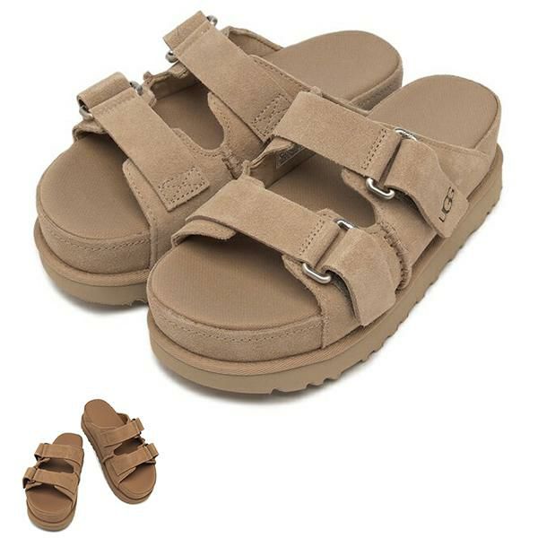 UGG アグ 厚底 サンダル ゴールデンスターハイ スライド プラットフォーム レディース 1155458 W GOLDENSTAR HI SLIDE STNUT - 5(約22cm) UGG アグ 厚底 サンダル ゴールデンスターハイ スライド プラットフォーム レディース 1155458 W GOLDENSTAR HI SLIDE STNUT - 5(約22cm)