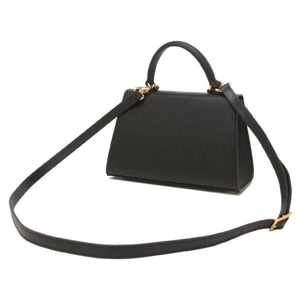 CARBOTTI ブラックレザー ショルダーバック　グレタ CARBOTTI 【並行輸入品】カルボッティ ハンドバッグ GRETA