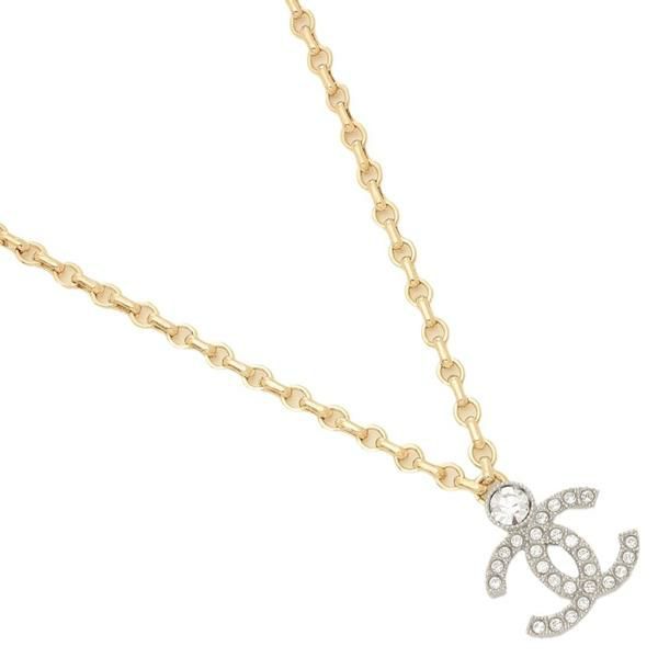 シャネル ネックレス ペンダント チェーンネックレス ココマーク CCマーク ゴールド シルバー レディース CHANEL ABC147 B14705 NS704 シャネル ネックレス ペンダント チェーンネックレス ココマーク CCマーク ゴールド シルバー レディース CHANEL ABC147 B14705 NS704
