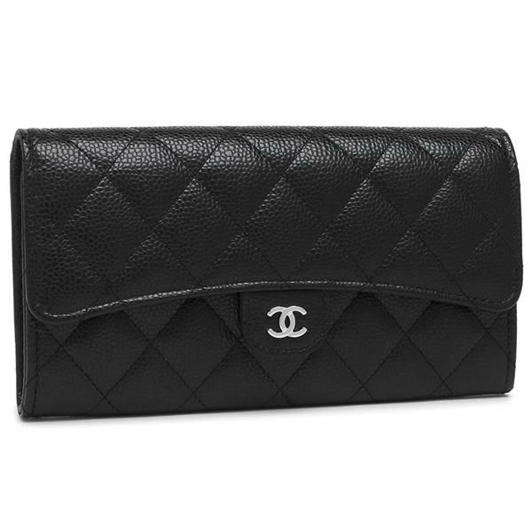 シャネル 長財布 マトラッセ ココマーク シルバー金具 キャビアスキン ブラック レディース CHANEL AP0241 Y01588 C3906 シャネル 長財布 マトラッセ ココマーク シルバー金具 キャビアスキン ブラック レディース CHANEL AP0241 Y01588 C3906