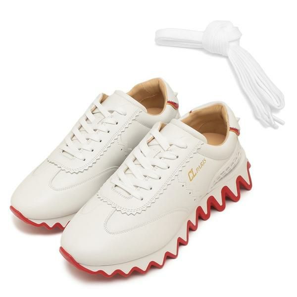 クリスチャンルブタン スニーカー ルビシャーク ホワイト レッド メンズ Christian Louboutin 3200517 WH43 2025春夏新作 41.5(約26.5cm) クリスチャンルブタン スニーカー ルビシャーク ホワイト レッド メンズ Christian Louboutin 3200517 WH43 2025春夏新作 41.5(約26.5cm)