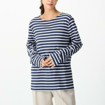 セントジェームス Tシャツ カットソー ガラテア ネイビー ホワイト